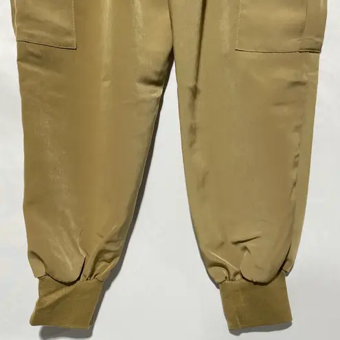 Area Stars New Ari Cargo Jogger Pants Solid Tan Size Small Cargo Pocket Joggers