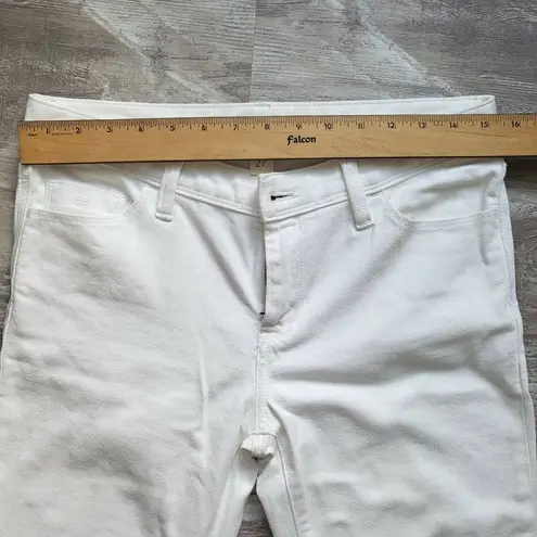 Banana Republic  White Solid Sculpt Skinny Crop Summer Capri Jeans Womens Size 27