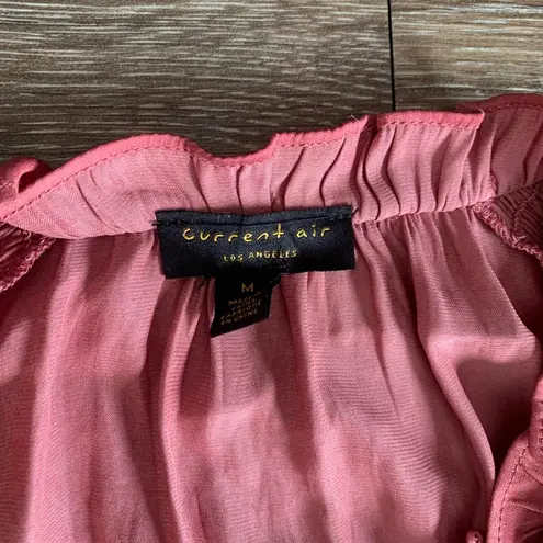 Current Air Los Angeles Cape May Midi Dress Pink M