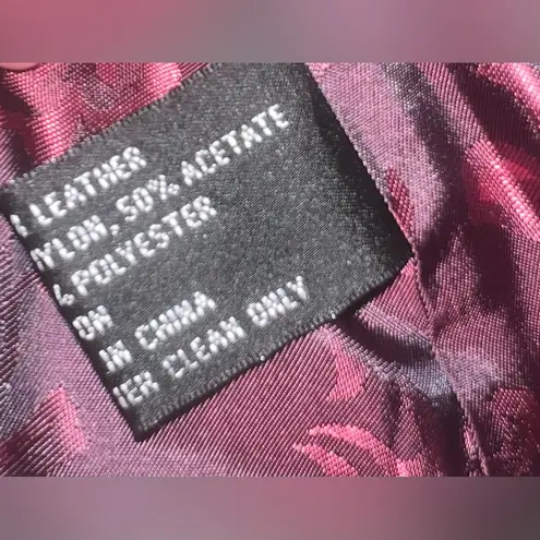 Couture By J. Park Lamb Leather Women’s Maroon Jacket Medium MINT Y2K Vintage