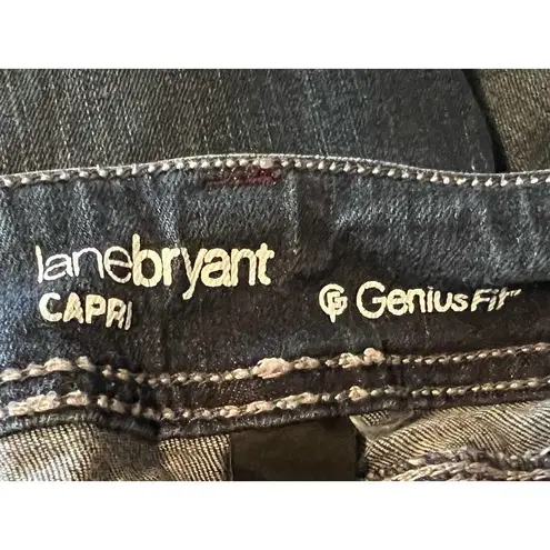 Lane Bryant Lane‎ Bryant Women's Capri Genius Fit Size 14 24 1/2" Inseam x 15" Waist x 10" R