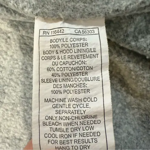 Zine Full Zip Hooded Windbreaker Lightweight Jacket Womens Size Small SlateBlue Blue