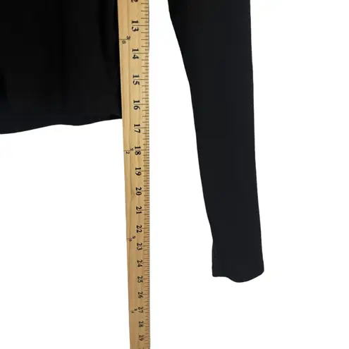 Faded Rose Grunge Size Large Black Cropped Angel Devil Long Sleeve Top