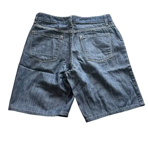 NWOT LL Bean Bermuda style lightweight denim shorts classic fit rinsed 8 Blue
