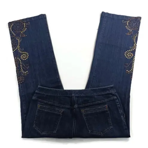 St. John J956 Vintage Sport High Rise Flare Jeans size 14