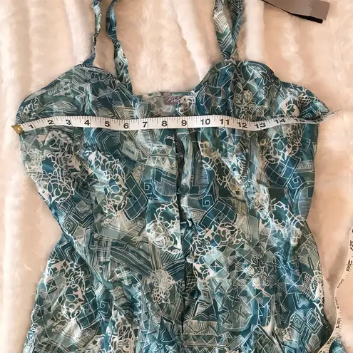 Robert Stark Blue/White Silk Teddie XL NWT