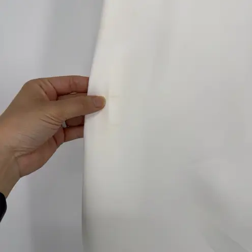 Lulus  Blissfully Beaming White Sleeveless Bow Mini Dress Size M Bridal Wedding