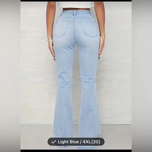 Light Blue Jeans Size 4X Fits US 20