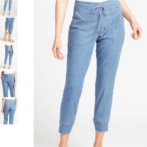 Level 99 Gabrielle Pull On Jogger Pants Chambray Ray of Light Blue NWT Medium - Image 2