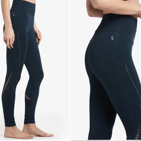 Lole Bali Seamless Ankle Legging in Blue Anchor Size Medium