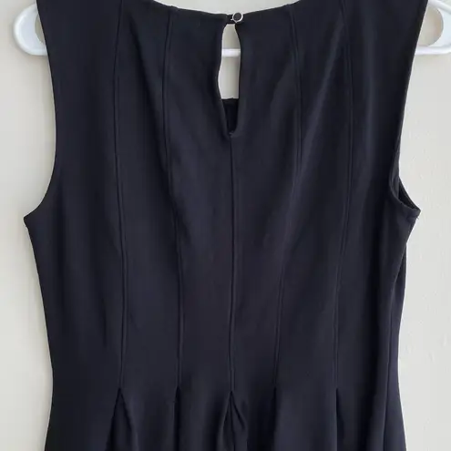 Monteau Black Fit and Flare Dress, Size M