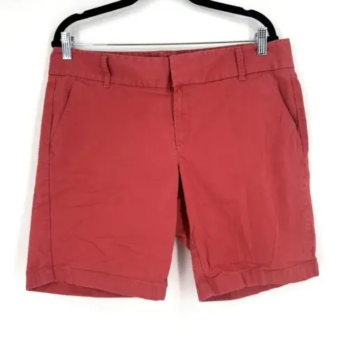 J. Crew Women’s 9" Frankie bermuda chino short Size 14 Pink