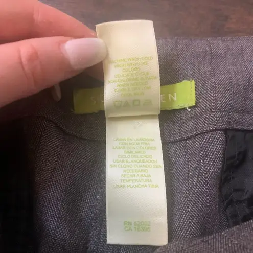 Sigrid Olsen gray shimmer Modernist dress pants size 12