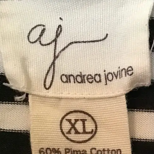 Andrea Jovine | Striped Moto Style Cardigan XL