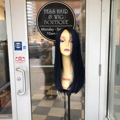 Blue wig sale Long thick silky 2019 Wig Silky