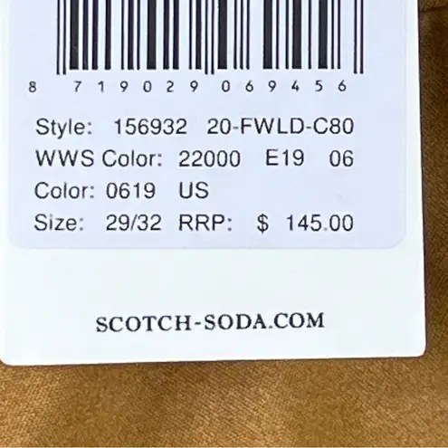 Scotch & Soda Size 29/32 Paper Bag Pants with Matching Cloth Belt
