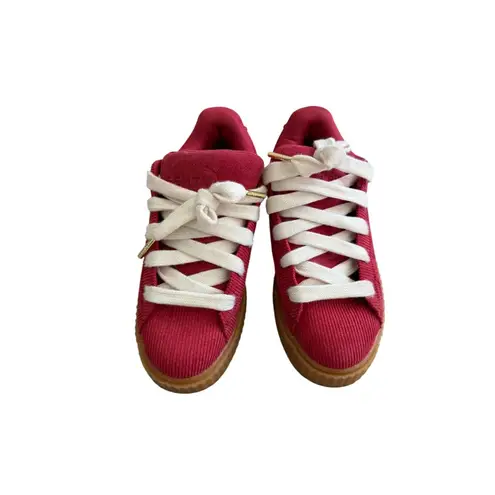 FENTY BY PUMA Red Platform Textured Sneakers Size 7.5