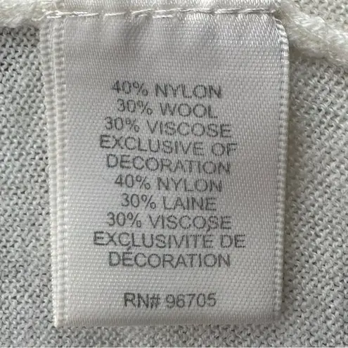 Rebecca Taylor Wool Blend Braided Trim Frizz Collar Cardigan Sweater S - Image 10