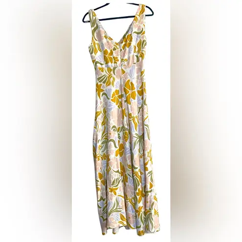 Paper Heart Paper Hearts Elegant Floral Print Maxi Dress