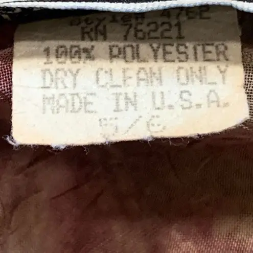 Vintage 90s Blazer Top Sheer Cream Cottage Dark Floral Short Sleeve Crinkle Pink