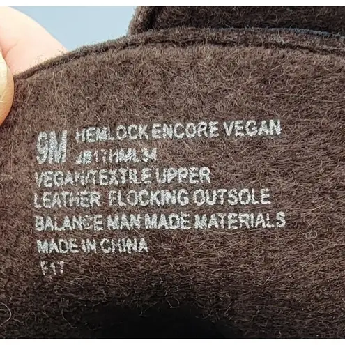 Jambu Encore Hemlock Brown Vegan Leather Felt Floral Embroidered Winter Boots 9