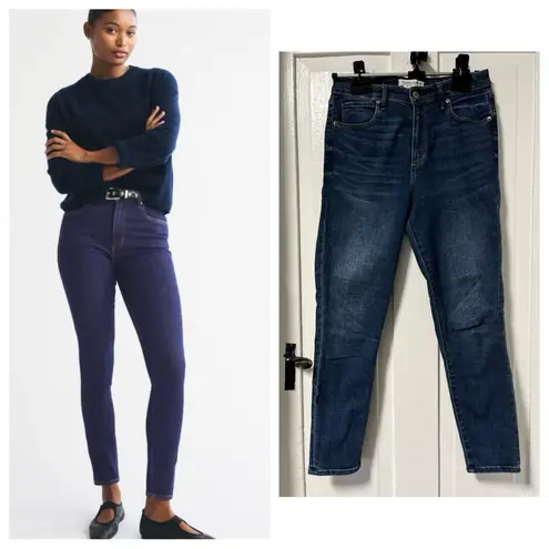 Abercrombie & Fitch  Curve Love High Rise Super Skinny ankle medium wash  size 8