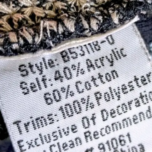 Johnny Was Celaris fringe hooded duster jacket NWT