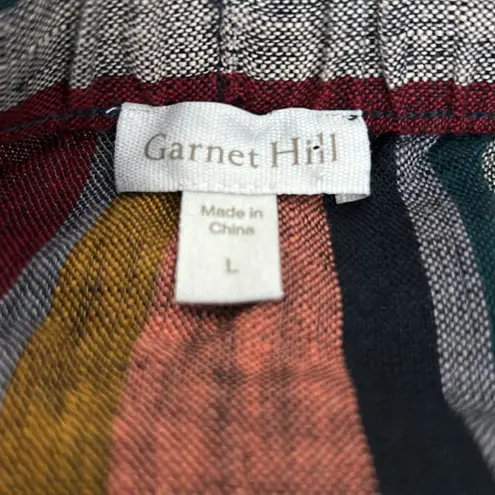 Garnet Hill essential linen pull on skirt