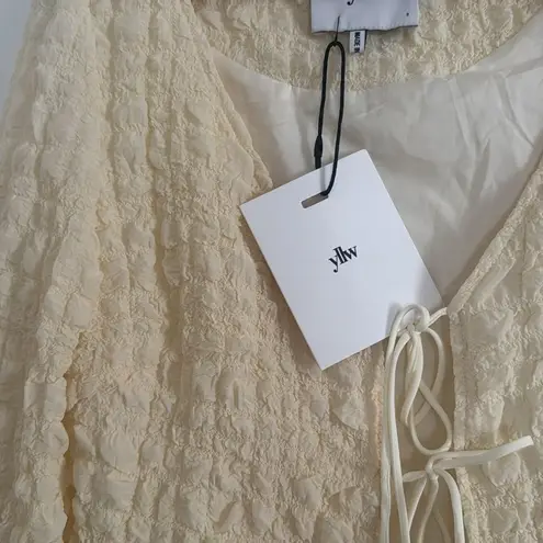 Yllw the Label NESSA BUBBLE MAXI SKIRT BUTTERCREAM SET NWT