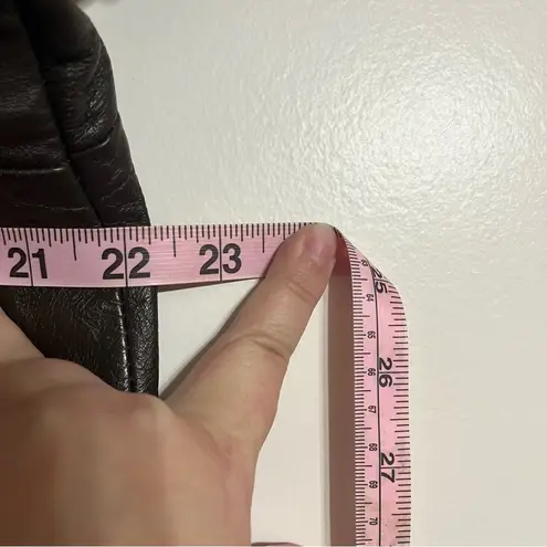 Women’s Vintage Pelle New York Milano Brown Leather Jacket Coat Size Large