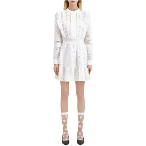 The Kooples NWT Broderie Anglaise Women’s Mini Dress Size FR 1 US Small / 4