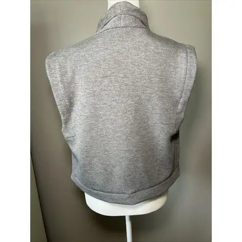 BCBGMAXAZRIA  Convertible Detachable Open Jacket Size Small Grey Casual