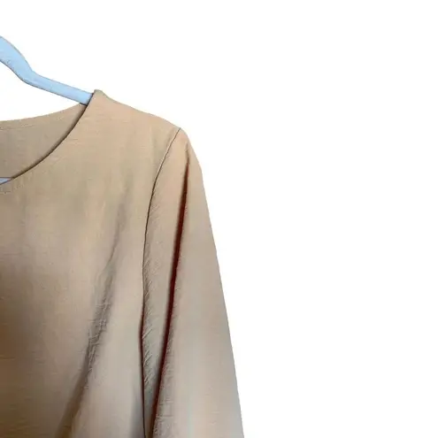 Misa Los Angeles Womens Size Medium Orange Knot Front Blouse Top