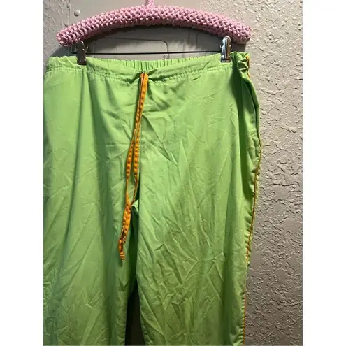 Sb Scrubs Lucky Lime Green Scrub Pants Woman’s Size XL -FLAWED