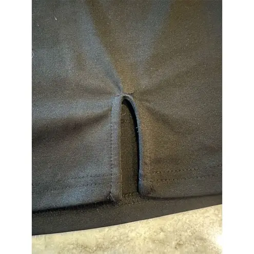 Cider Women's Black Wrap Skort 1XL Casual Front Slit