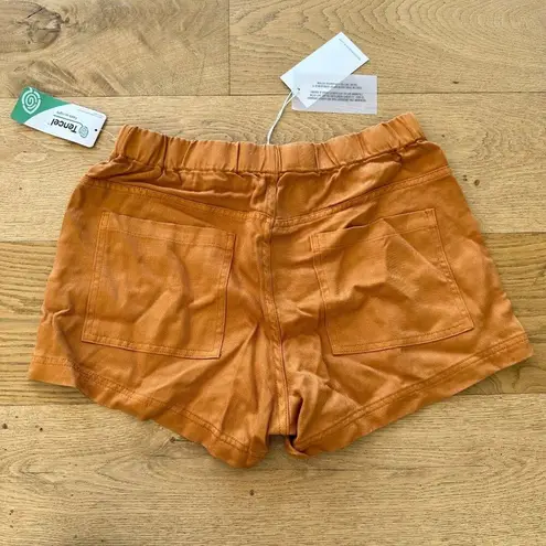 Dear John  - Maddie Super High Rise Shorts in Amber Glow Orange