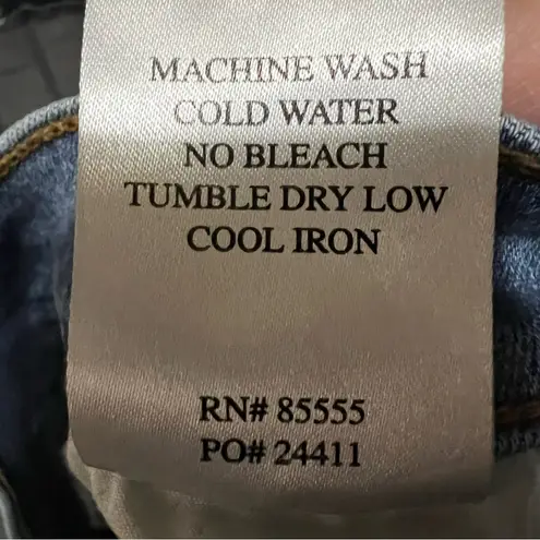 Eunina Rocky High Rise Boyfriend Distressed Denim Jeans