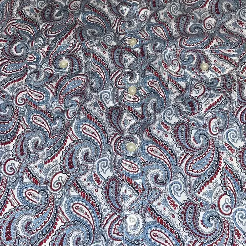 Tommy Hilfiger  button shirt, blue and red paisley print