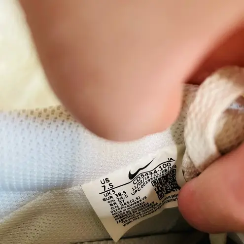 Nike  White Court Vision Low Sneakers Size 7.5