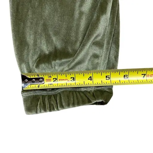 NWT Araminta James Women's Velour Trackpant Khaki Green XS Sweatpants