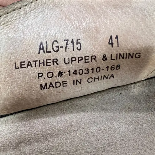 Alegria ALG-715 Mary Jane Clogs Women's 41 Black Iridescent Leather Comfort