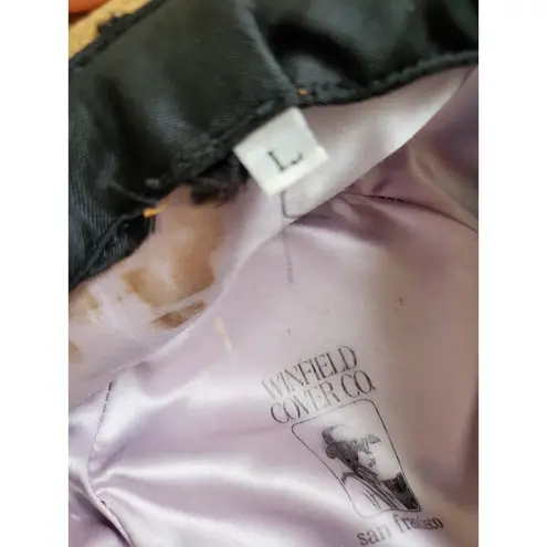 VTG Winfield Cover Co Brown Suede Leather Cowboy Hat Men Women Large Western