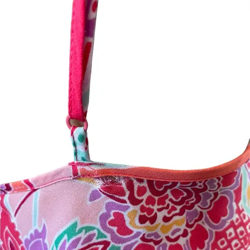 Avon Intimates Pink Eclectic Boho Hippie Barbie Ruffle Lingerie Mini Slip Dress