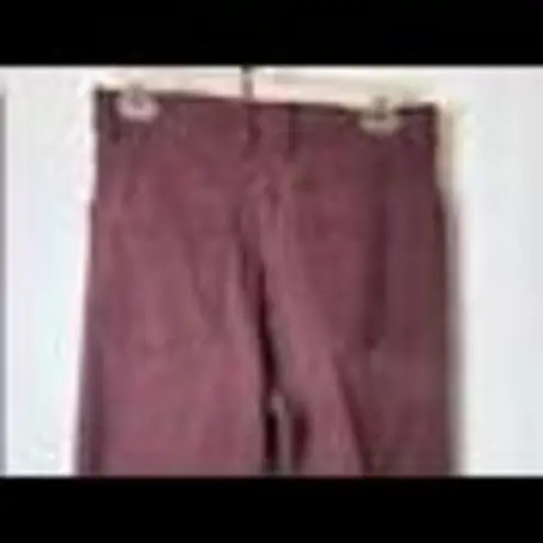 Bill Blass Burgundy Jeans size 10. Straight Leg. EUC. Purple