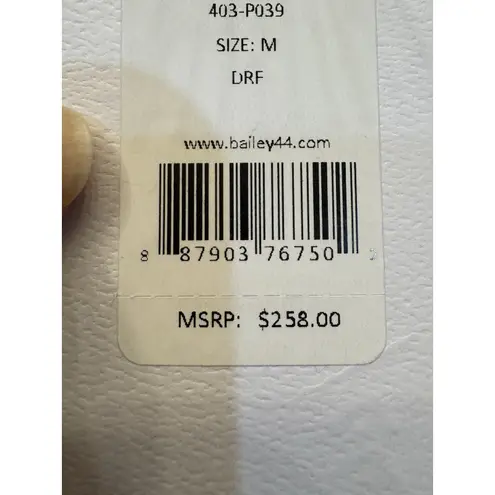 Bailey 44 Nava Pant Khaki Size Medium DRF High Rise Wide Leg Pleated Linen Blend