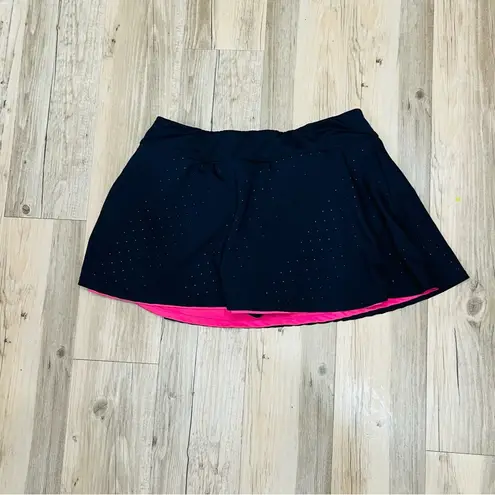 FILA Fils tennis skort navy blue and pink skirt size XL active