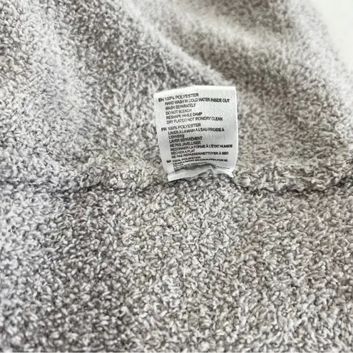 RDI Gray Soft Plush Comfy Open Front Cardigan With Pockets Size Small Shawl