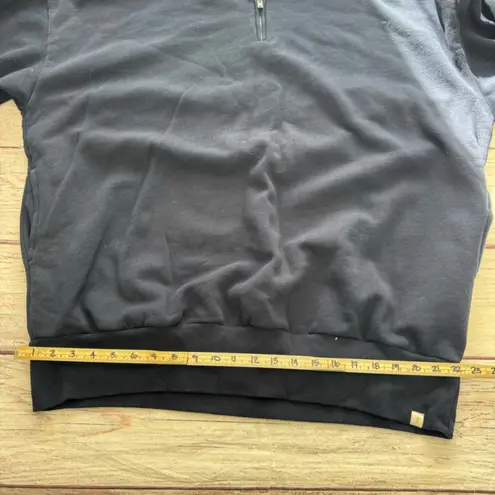 Tkees Oversized Half Zip Sweatshirt Navy Blue Size 2/3 US Medium