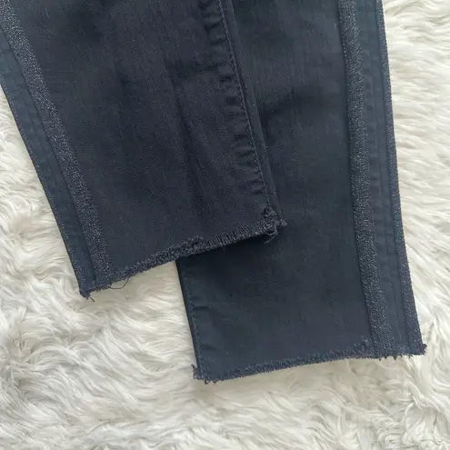 MOTHER Denim Mother Jeans High Waisted Looker Ankle Fray in Guilty Party Racer Skinny Sz 27