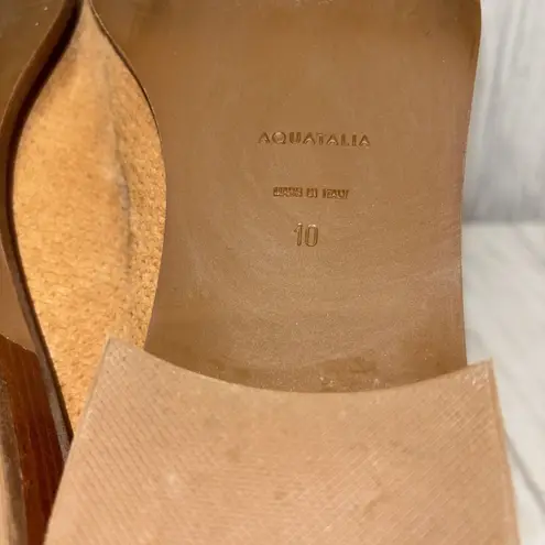 Aquatalia Womens Size 10 Fife Suede Mule EUC